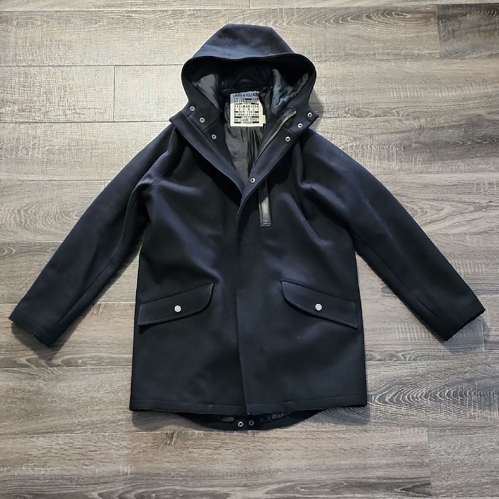 💋 Zadig & Voltaire "Kart Raw" wool Coat 💋